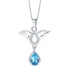 /product-detail/women-neck-accessories-jewelry-pendant-teardrop-silver-meaningful-symbol-blue-natural-crystal-stone-pendant-with-angel-wing-60290015495.html