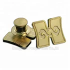 Custom plating reflective bullion star pin badge