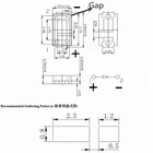 ベストセラー0805 3014 4014 3535 smd ledブルー450nmの605nm sananチップ仕様