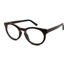 Handmade natural wood optical frame eyewear round glasses high quality wooden eyeglasses