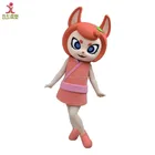 Super Soft Plush Customized Cartoon Mascot Fox