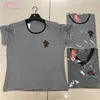 1.55 USD WY071 Rose red stripe pattern elastic woman shirt, ladies t shirts tops, ladies t shirts latest design 2018
