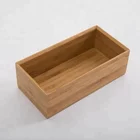 Chinese Style bamboo boxes Multi Function Desktop Stationery Box Tissue Organizer Storage Bamboo Box