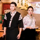 Japanese restaurant classic japanese waiter / waitress uniform sushi bar uniform design