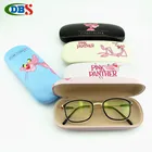 PU leather optical eyewear eyeglass case with custom design