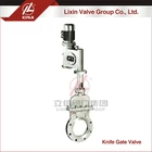 Low pressure bonnet type electric/hydraulic knife gate valve manufacturer