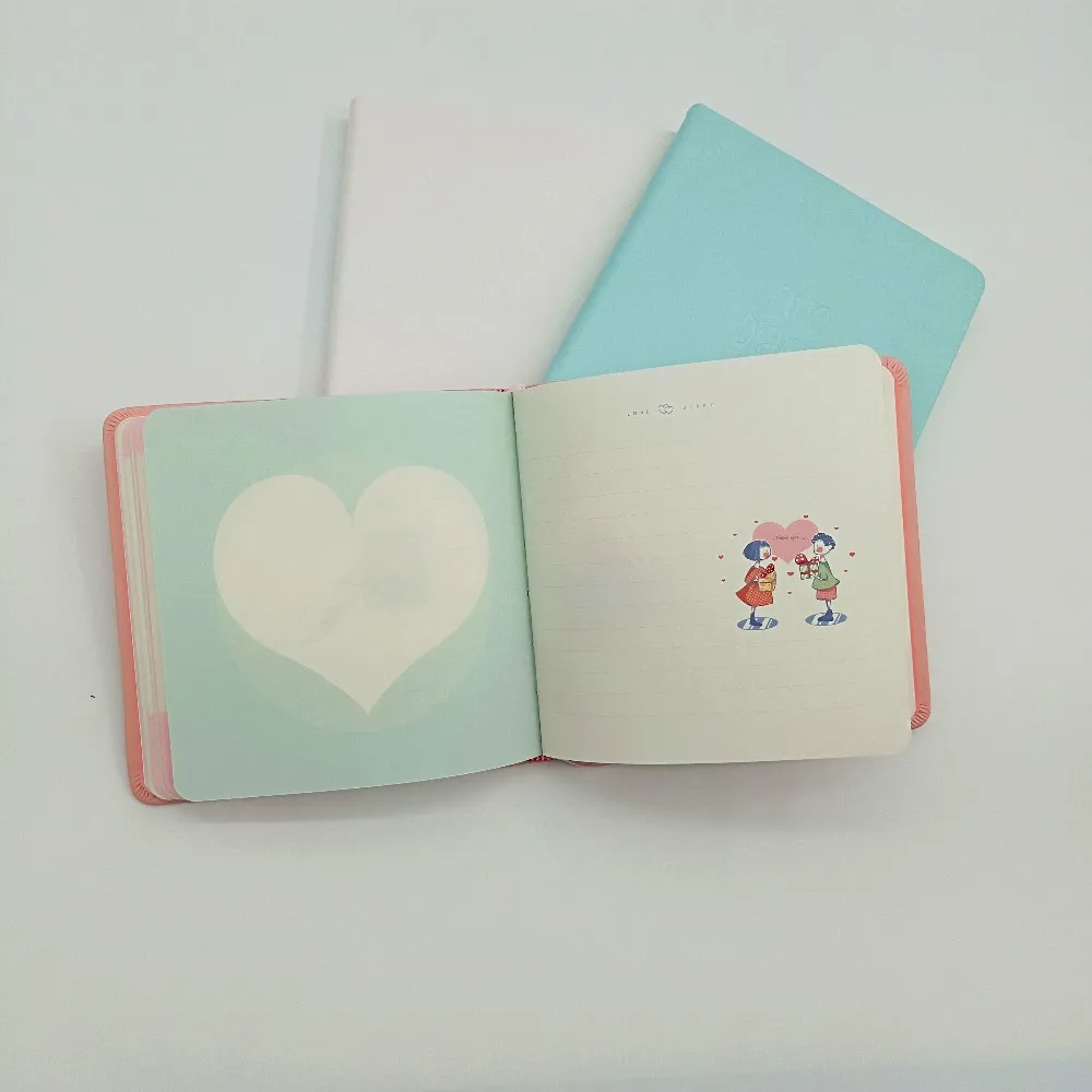 note book set with 3 packs 80 sheets lock diary notebook pu