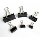 professional high quality nickel plating metal black binder clip