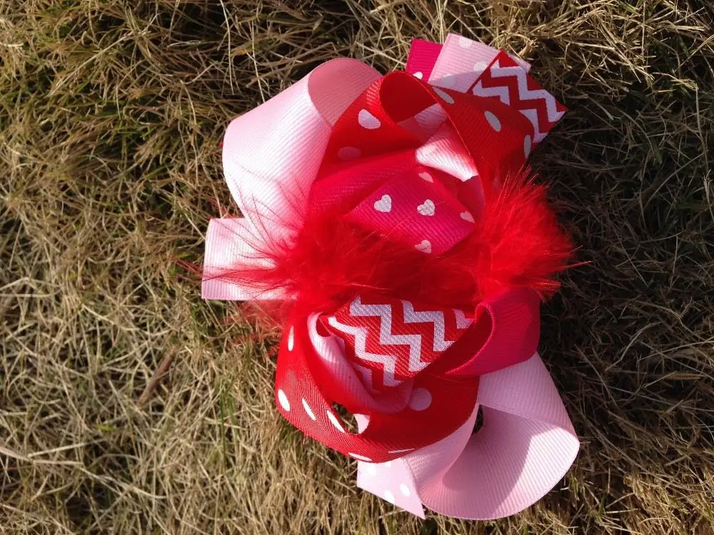 baby girls heart dress valentines dress with matching headband and chunky necklace set