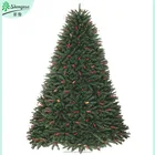 High Quality Rich leaf 7ft Artificial Pine Cone Christmas fat Tree Decoration
