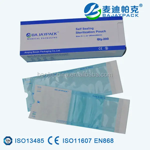 self seal autoclave and eo sterile pouch