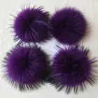 manufacturer wholesale rex rabbit fur pom pom bag charm