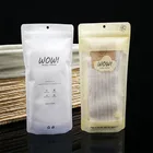 Color Printed stand up pouch with zipper for apparel