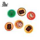 Small plastic sticker casino poker chips with promotional price