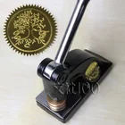 big base table hand custom embosser stamp office document business culture promotion decoration seal for art beautifying DIY