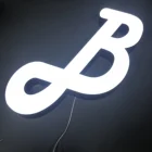 rimless front electronic board aluminum channel led sign letter Led Sign Board Lighted Letters