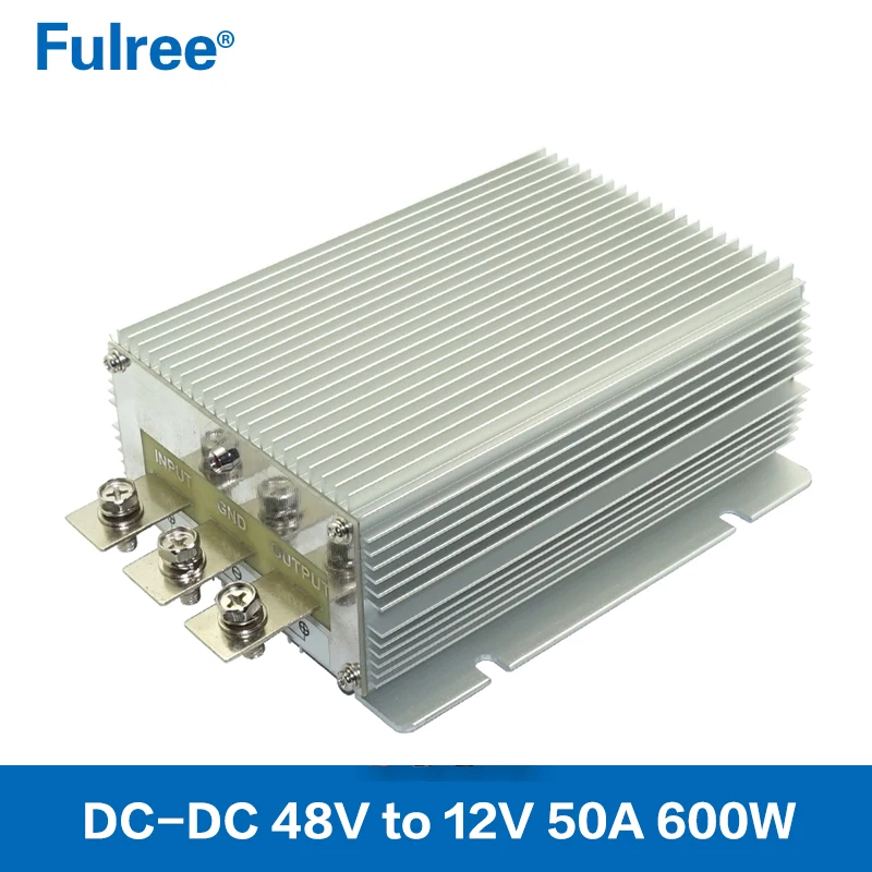 Golf Cart 36V 48V to 12V 50A 60A DC DC Buck Power Converter 36 48 Volt Battery Step Down to 12 Volt Voltage Regulator