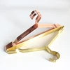 Rose gold hooks metal wire hanger for clothes