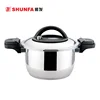 SHUNFA Cookware stainless steel commercial pressure cooker with Energy-saving Black handle