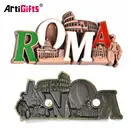Metal Souvenir Fridge Magnet Bali Custom Alphabet Fridge Magnet Letter Font