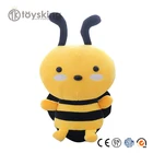 Beautiful yellow flying bee plush stuffed toys