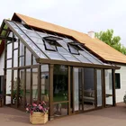 China durable hot sale aluminum profile frame outdoor sunroom with tempered glass