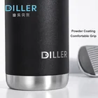 Custom logo 18/8 304 double wall insulated stainless steel metal sports drink water bottle