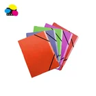 Pressboard 3 parts organiser file folder with elastic bandA