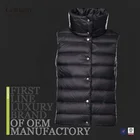 Fashion Custom Stand Collar Men's Winter Down Vest
