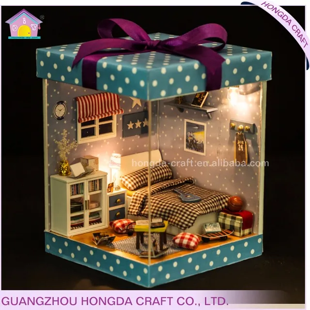 hottest creative gifts,miniature dollhouse diy gift for girl