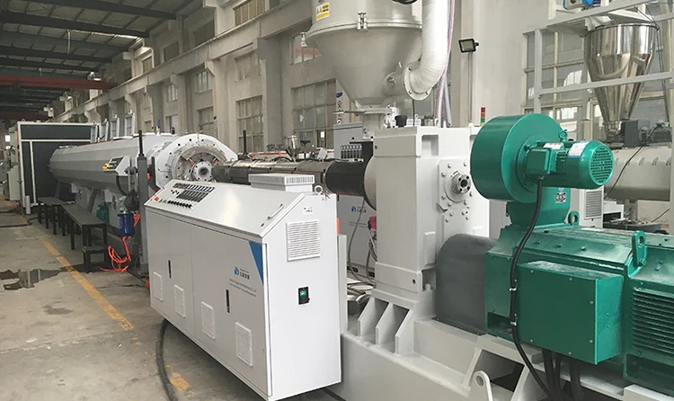 Pvc Fiber Reinforced Conical Twin Extruder/double Screw Extruder Plastic Pipe Price List Extrusion PPR Pipe Making Machine