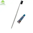 Wholesale mini hotel toothpaste and white toothbrush kit