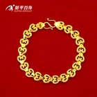 Jewels Bracelets For Women Xuping Jewels Dubai 24k Gold Filled Heart Shape Bracelet For Women