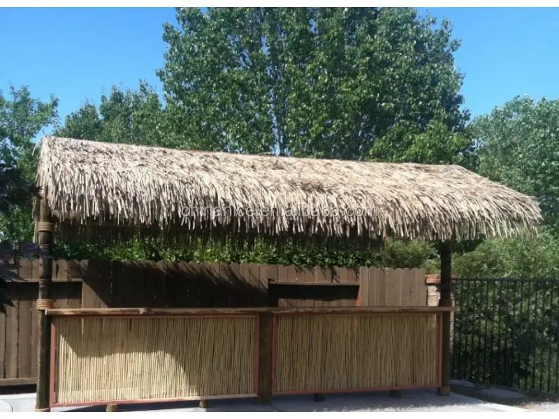Plastic Fireproof Recycled Palm Leaf Roofing For Tiki Hut Buy Plastic