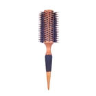 EUREKA 28033 Professional Boar Bristle Nylon Pins Round Brush Wooden Hair Brush