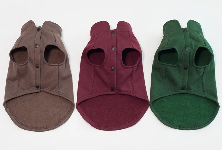 2020 Autumn And Winter New Pet Clothes Pet Sweater Dog Clothes Solid Color Pet Warm Vest Teddy Dog Clothes For Factory