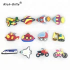 Cartoon Car Shape Soft PVC Refrigerator Magnets For Kids