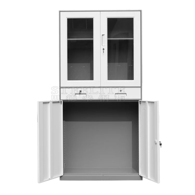 Medical Glass Door Steel Office Storage Cabinet Buy Glass Door