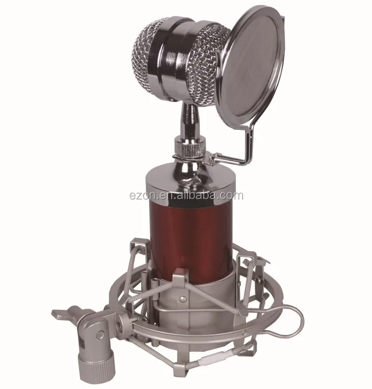 Large Diaphragm recording microphone/Professional network karaoke recording microphone/Computer recording condenser microphone
