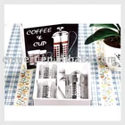 Promotion Stainless Steel Glass Large Gift Coffee Plunger Mug French Press Set