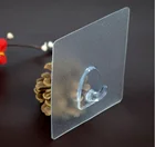 Powerful adhesive 10kg max. loading magic adjustable plastic clothes hanger hooks