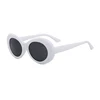 Fashion vintage oval shades sunglasses retro clout goggles