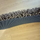 Hot sales fireproof PVC coil car mat with spike backing
