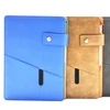 PU Leather hard cover magnetic closed diary&planner notebook with pocket inside