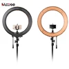 Lcose photography studio light stand lamp 55W rechargeable flexible tripod camera phone makeup18 inch led light ring