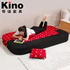 High density foam folding cum bed with velvet fabric Sofa Bed Japanese Double sofa Folding Tatami