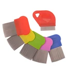 Hair Lice Comb Brushes Nit Free Fine Egg Dust Removal Stainless Steel anti lice comb