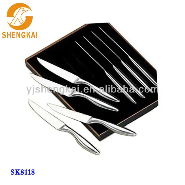 supply variety of stainless steel steak knife in hollow handle