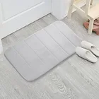 Memory Foam Bath Mat Sets 50x80cm Non Slip Absorbent Super Soft Velvet Microfiber Plush Shower Bathroom Rug Carpet