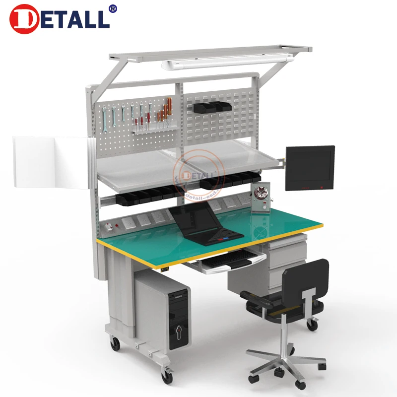 Detall Top Quality Repair Esd Workstation Workbench For Computer